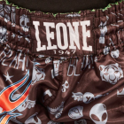  Детски Муай Тай Шорти - LEONE FLAMES KICK SHORTS KIDS - ABJ20 - Black